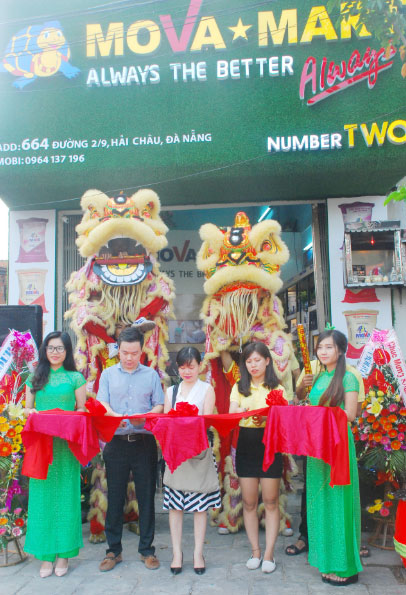 Tập đoàn A&P khai trương cửa hàng số 2 tại Đà Nẵng. Ảnh Đức Hoàng